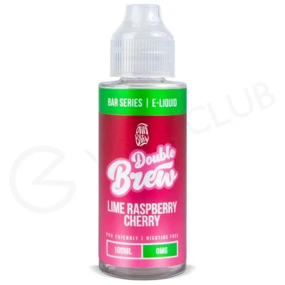 Lime Raspberry Cherry Shortfill E-Liquid by Double Brew Bar Series 100ml