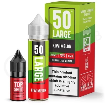 Kiwimelon Shortfill E-Liquid by 50 Large 50ml