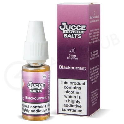 Blackcurrant Nic Salt E-Liquid by Jucce Salts