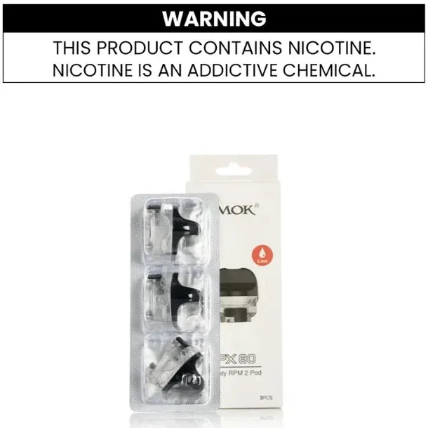 SMOK IPX80 REPLACMENT PODS - Pack of 3 - Image 2