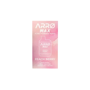 ARRØ MAX Zero Nicotine Vape | Peach Berry Flavor – ARRØ Brand
