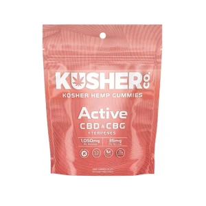 KusherCo Hemp Gummies ACTIVE CBD+CBG 35mg 30ct