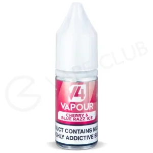Cherry & Blue Raz Ice E-Liquid by V4 Vapour