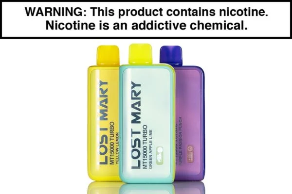 LOST MARY MT15K TURBO DISPOSABLE VAPE – 15,000 PUFFS