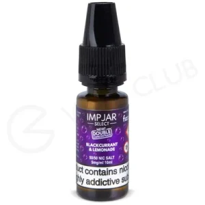 Blackcurrant & Lemonade Nic Salt E-Liquid by Imp Jar Select