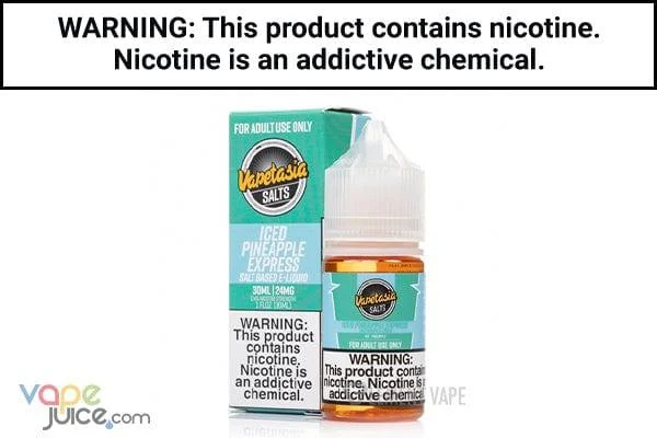 ICED PINEAPPLE EXPRESS BY VAPETASIA SALT 30ML