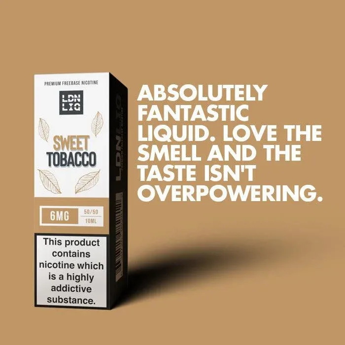 LDN LIQ Sweet Tobacco - 10ml E-Liquid - Image 2