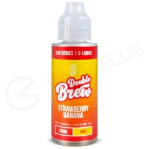 Strawberry Banana Shortfill E-Liquid by Double Brew Bar Series 100ml