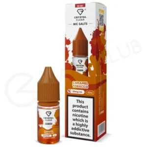 Caramel Tobacco Nic Salt E-Liquid by Crystal Clear