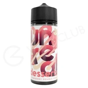 Strawberry Double Cream Shortfill E-Liquid by Unreal Desserts 100ml