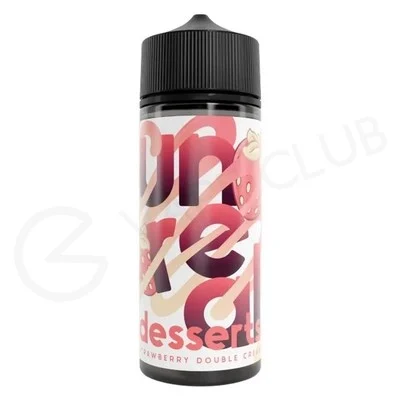 Strawberry Double Cream Shortfill E-Liquid by Unreal Desserts 100ml