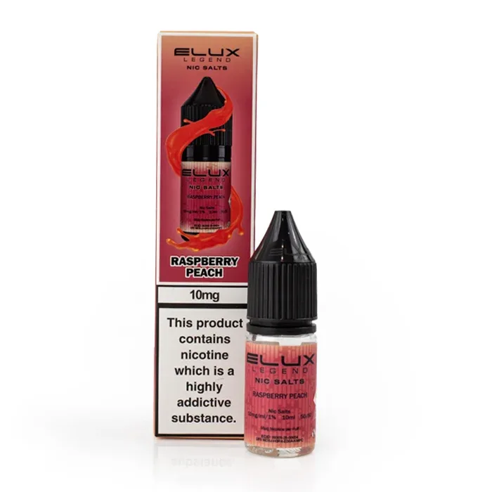 Elux Legends Nic Salts - Raspberry Peach