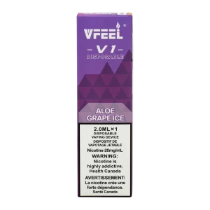 Vfeel V 6K Aloe Grape Ice 2ml 20mg