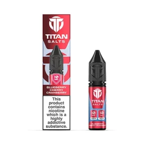 Blueberry Cherry Cranberry 10ml Nicotine Salt by Titan Salts