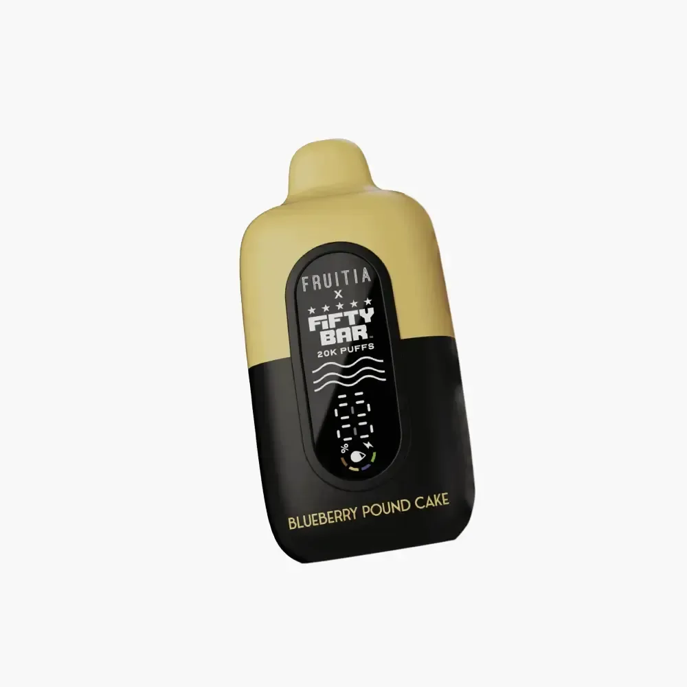 Fifty Bar X Fruitia 20K Disposable Vape - USA-Made, 20,000 Puffs