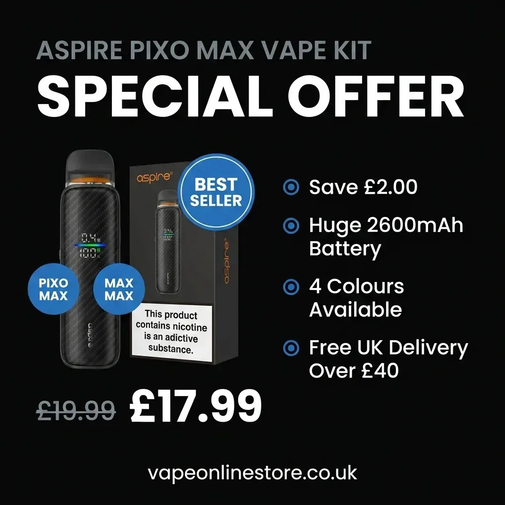 Aspire Pixo Max Vape Kit - Image 2