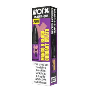 Mango & Blackcurrant Gelato by Riot X Nic Salts