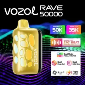 VOZOL RAVE 50,000 PUFFS DISPOSABLE VAPE