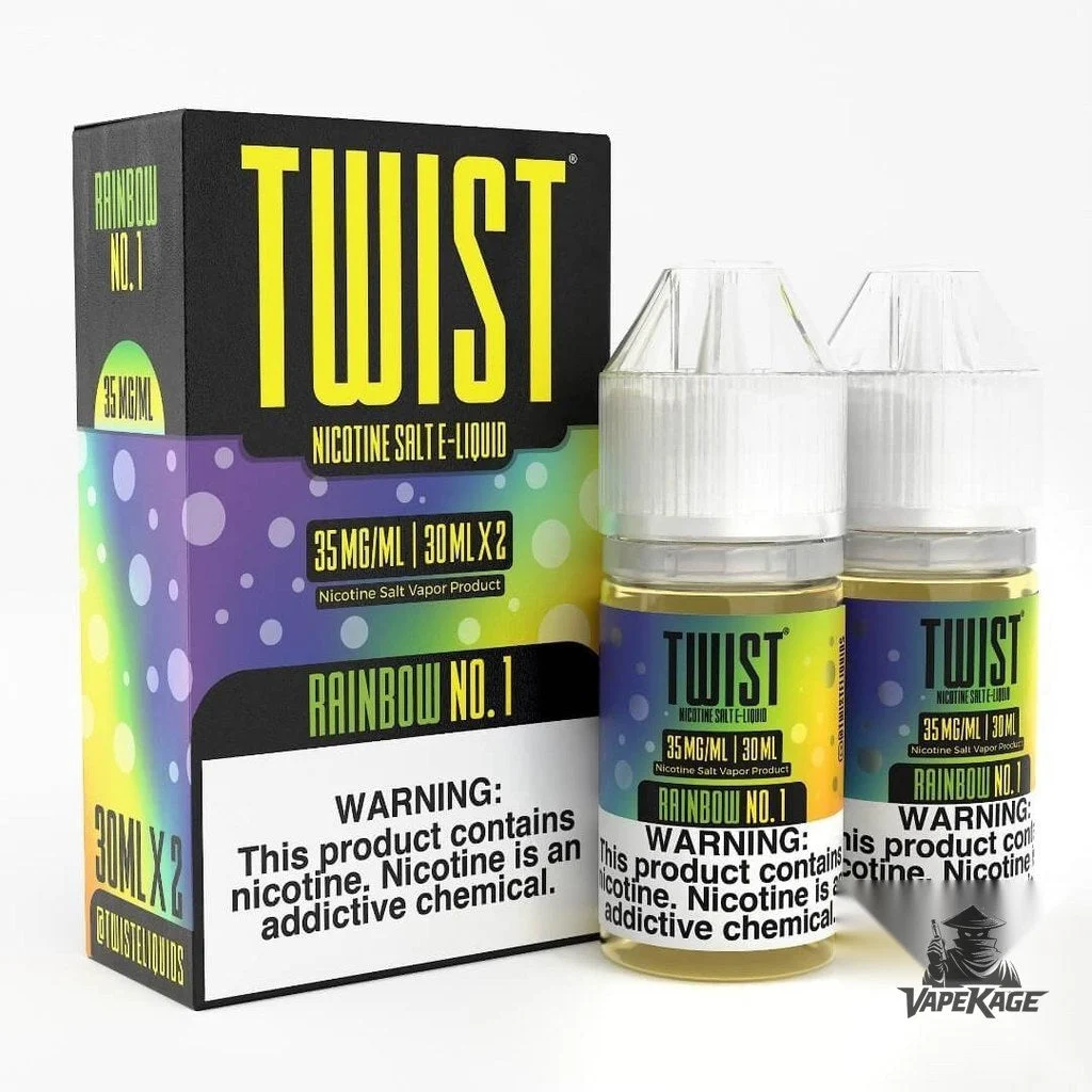 Rainbow No. 1 — Twist E-Liquids 60mL (2x30mL twin pack) Nic Salt