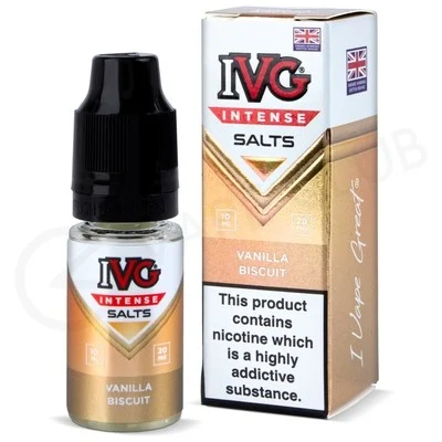 Vanilla Biscuit E-Liquid by IVG Intense Salts