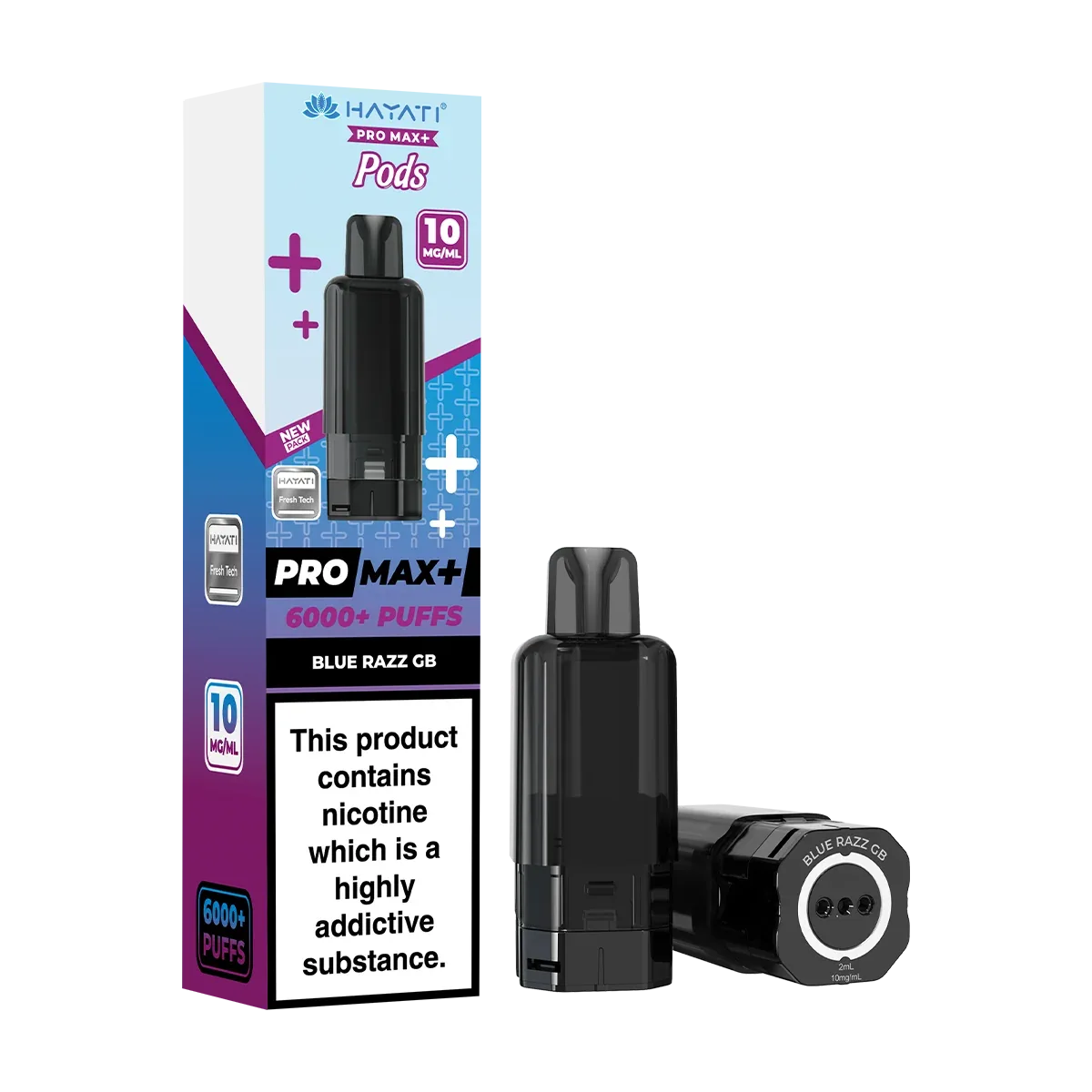Blue Razz GB Hayati Pro Max+ Refill Pack - Image 2