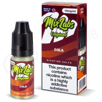 Cola Nic Salt E-Liquid by Mix Labs - Image 2