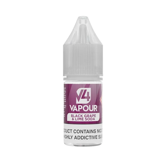 V4 Vapour Black Grape & Lime Soda 10ml E-Liquid