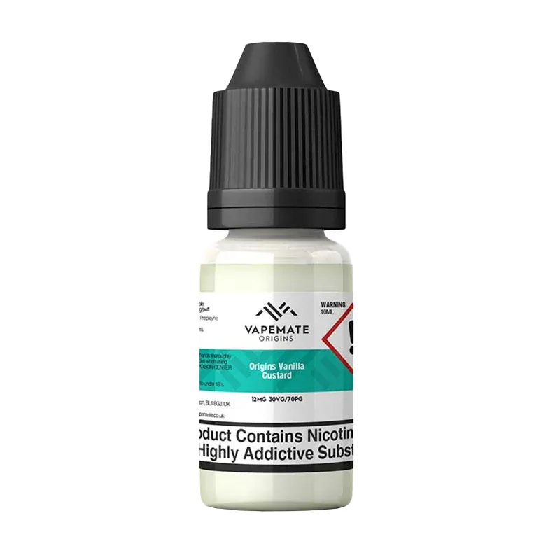 Vapemate Origins Vanilla Custard 10ml