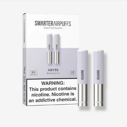 Abyss - Smarter AirPuffs Flavored Nicotine Pods – Blueberry Ice - 2-Pack