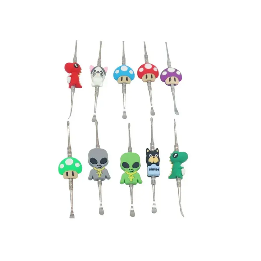Metal Dabber w/ Silicone Cartoon Grip - Image 2
