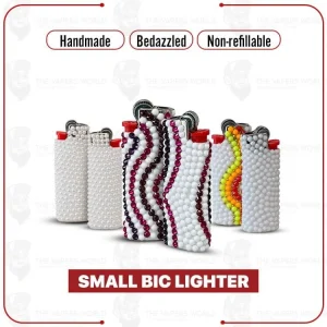 Handmade Bedazzled Small BIC Lighter – Non-Refillable