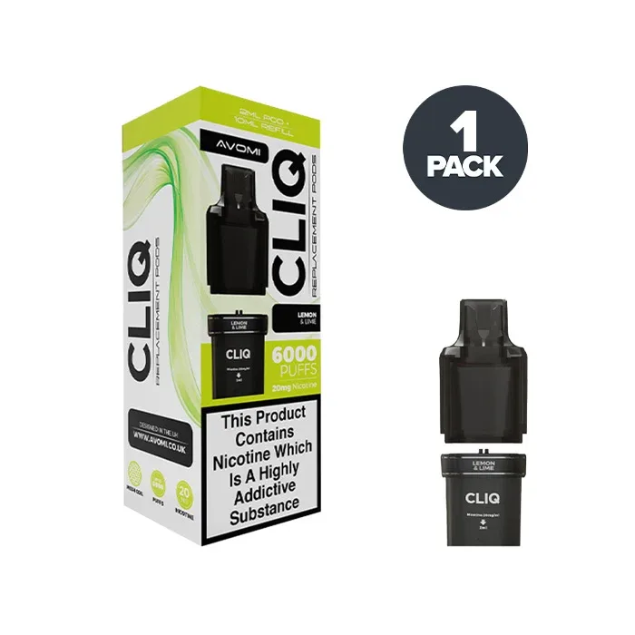 Lemon & Lime Avomi Cliq 6000 Prefilled Pods