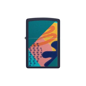 Zippo Lighter - Colorful Pattern Design