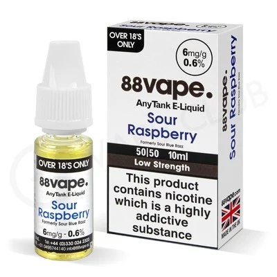 Sour Raspberry E-Liquid by 88Vape Any Tank