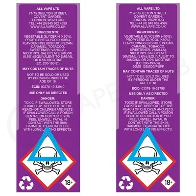Pecanilla Nic Salt E-Liquid by Large Juice - Image 2