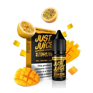 Mango & Passion Fruit Nicotine Salt E‑Liquid 10ml – Just Juice