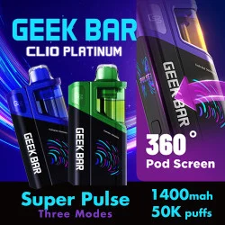 GEEK BAR CLIO PLATINUM 50,000 PUFFS DISPOSABLE VAPE (POD ONLY) - Image 2