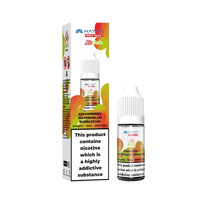 Strawberry Watermelon Bubblegum Nic Salt E-Liquid by Hayati Pro Max