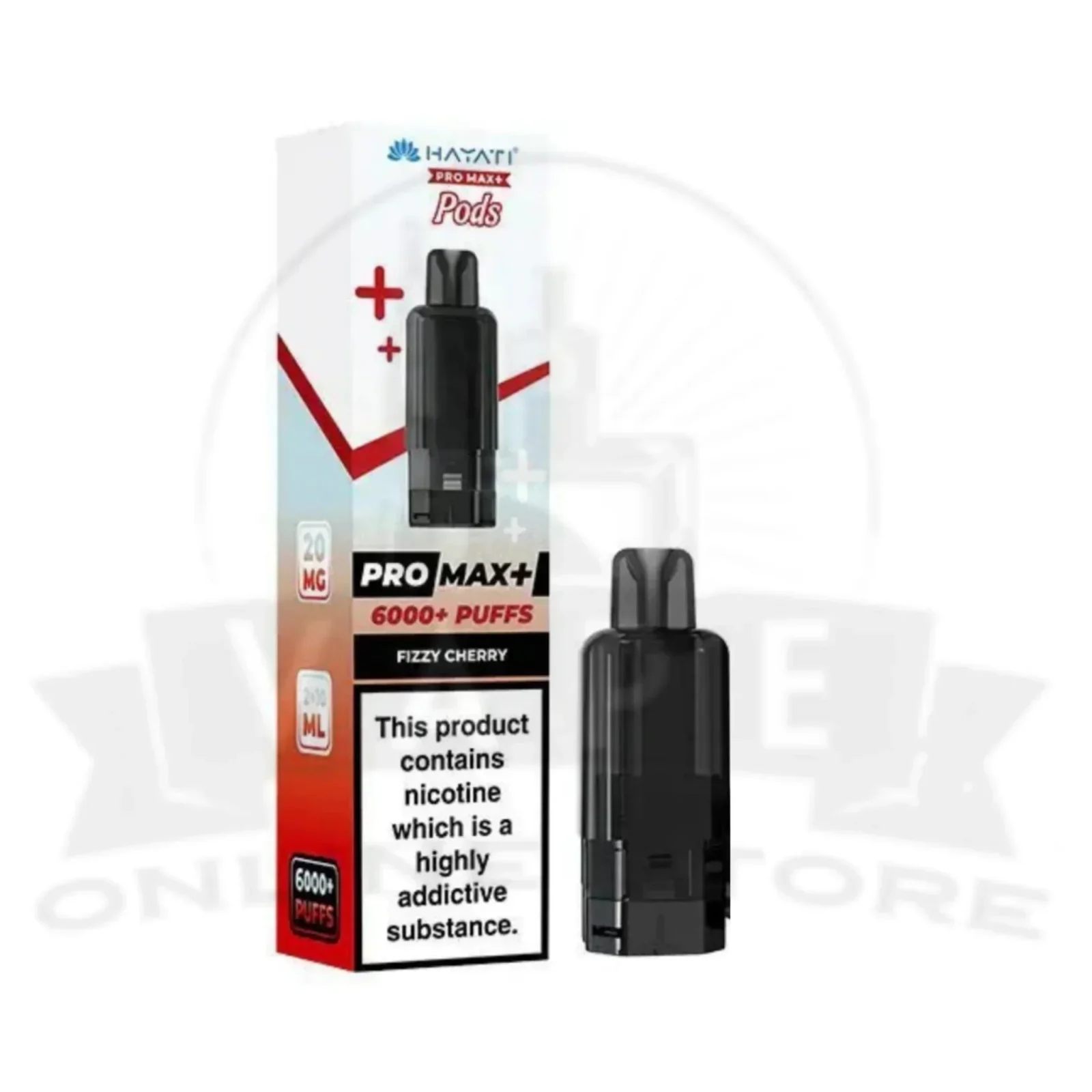 Fizzy Cherry Hayati Pro Max Plus 6000 Refill Pods