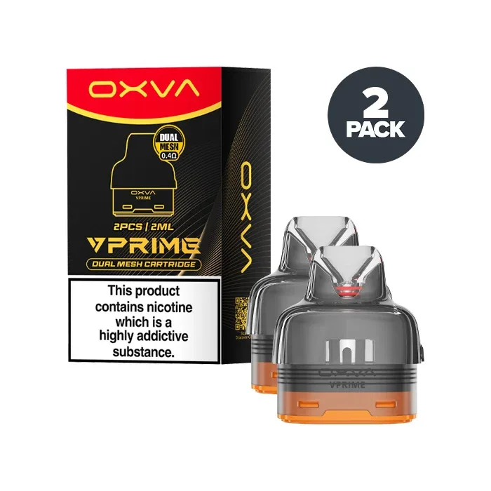 OXVA VPrime Dual Mesh Replacement Pod Cartridges