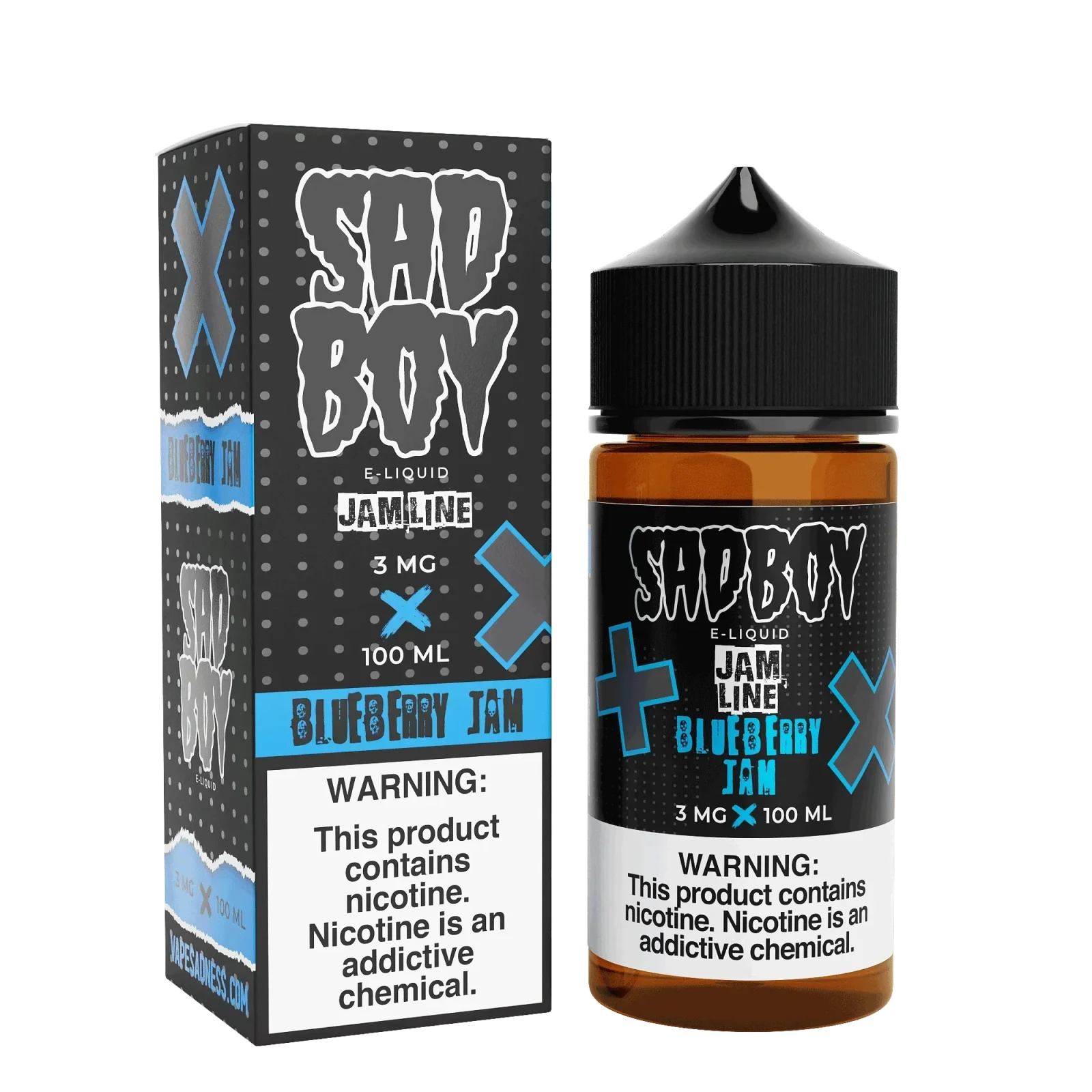 Sadboy TFN E-liquid - Blueberry Jam - 100ml