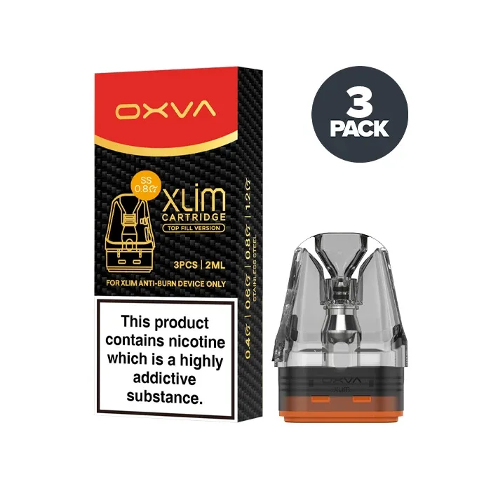 OXVA Xlim SS Top Fill Pod Cartridges - Image 2
