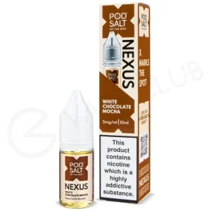 White Chocolate Mocha Nic Salt E-Liquid by Pod Salt Nexus
