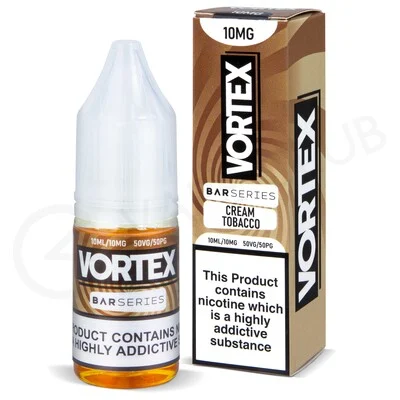 Cream Tobacco Nic Salt E-Liquid by Vortex Bar Series