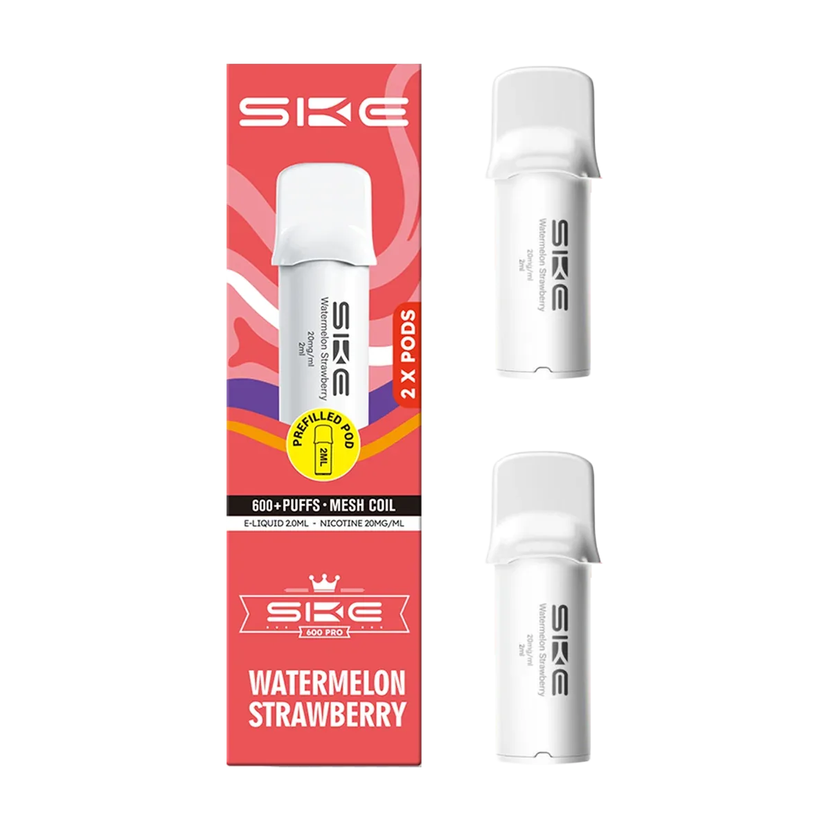 Watermelon Strawberry SKE 600 Pro Pods