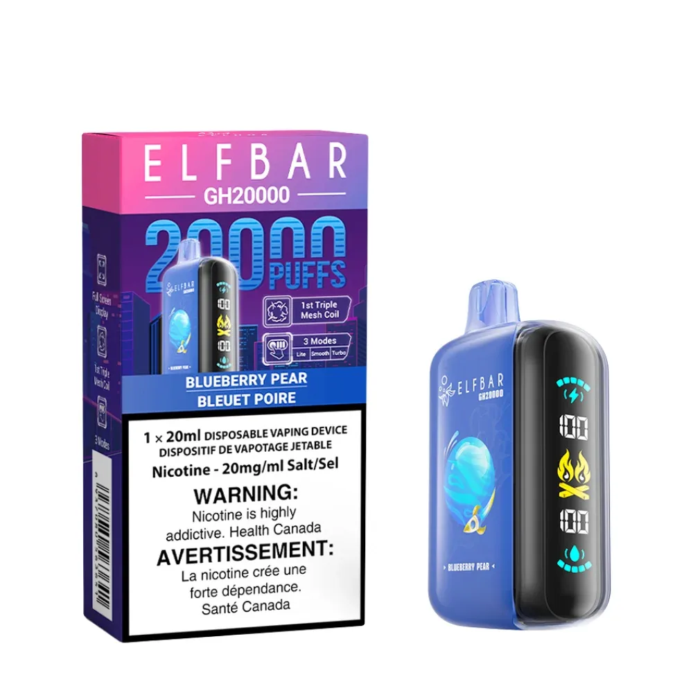 ELF Bar Rechargeable Disposable Vape GH20000 Puff Elfbar 20ml - Image 2