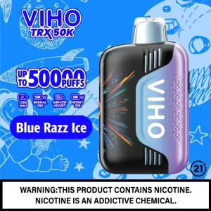 VIHO TXR 50K PUFFS BLUEBERRY RAZZ ICE