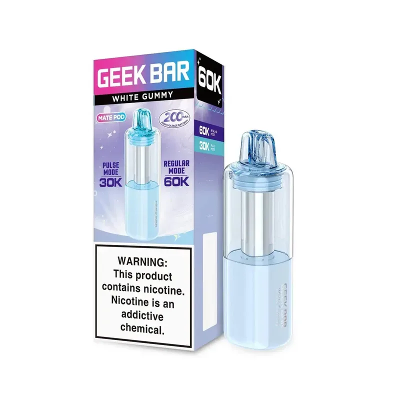 Geek Bar Mate Pod White Gummy - Geek Bar Mate Pod White Gummy