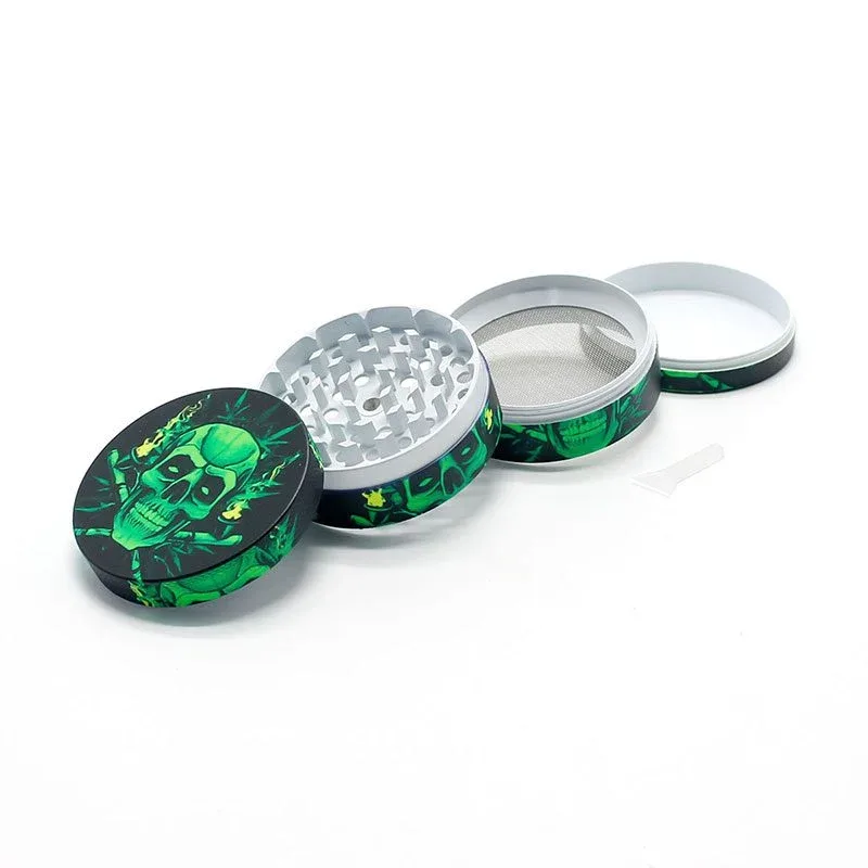 Glow in the Dark 4 Piece 63mm Grinder - Image 2