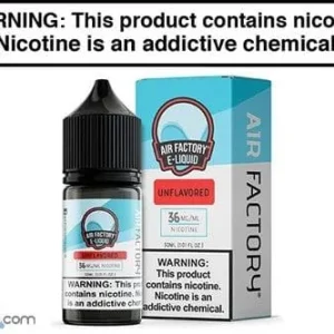 UNFLAVORED BY AIR FACTORY SALT 30ML